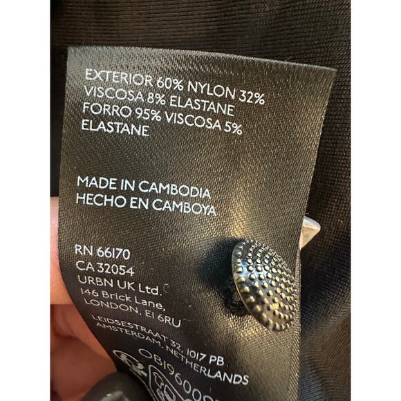 Anthropologie Maeve Sleeveless Mock-Neck Mini Shirt Dress Gogo 70's Size XL - Picture 9 of 15